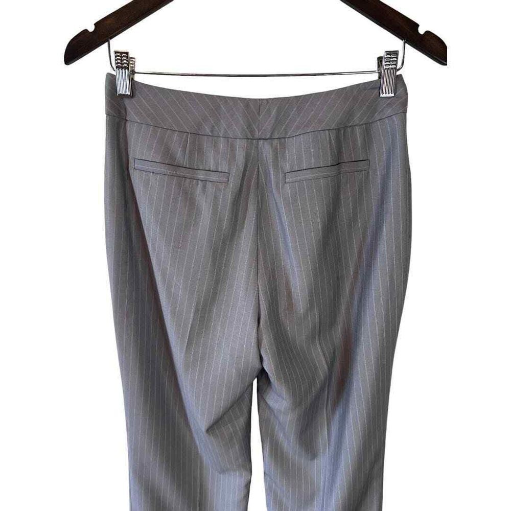 Calvin Klein Grey Pinstripe Dress Pant - Haute Poppy