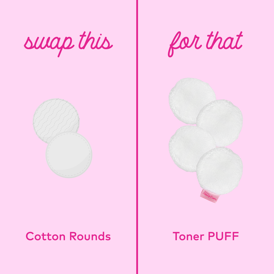 The Original MakeUp Eraser Toner Puff 7 Pack