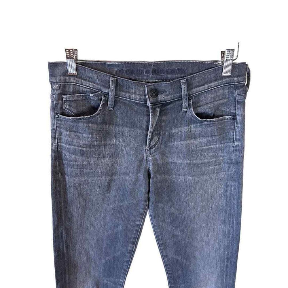 Citizens of Humanity Gray Wash Avedon Low Rise Skinny Jeans - Haute Poppy