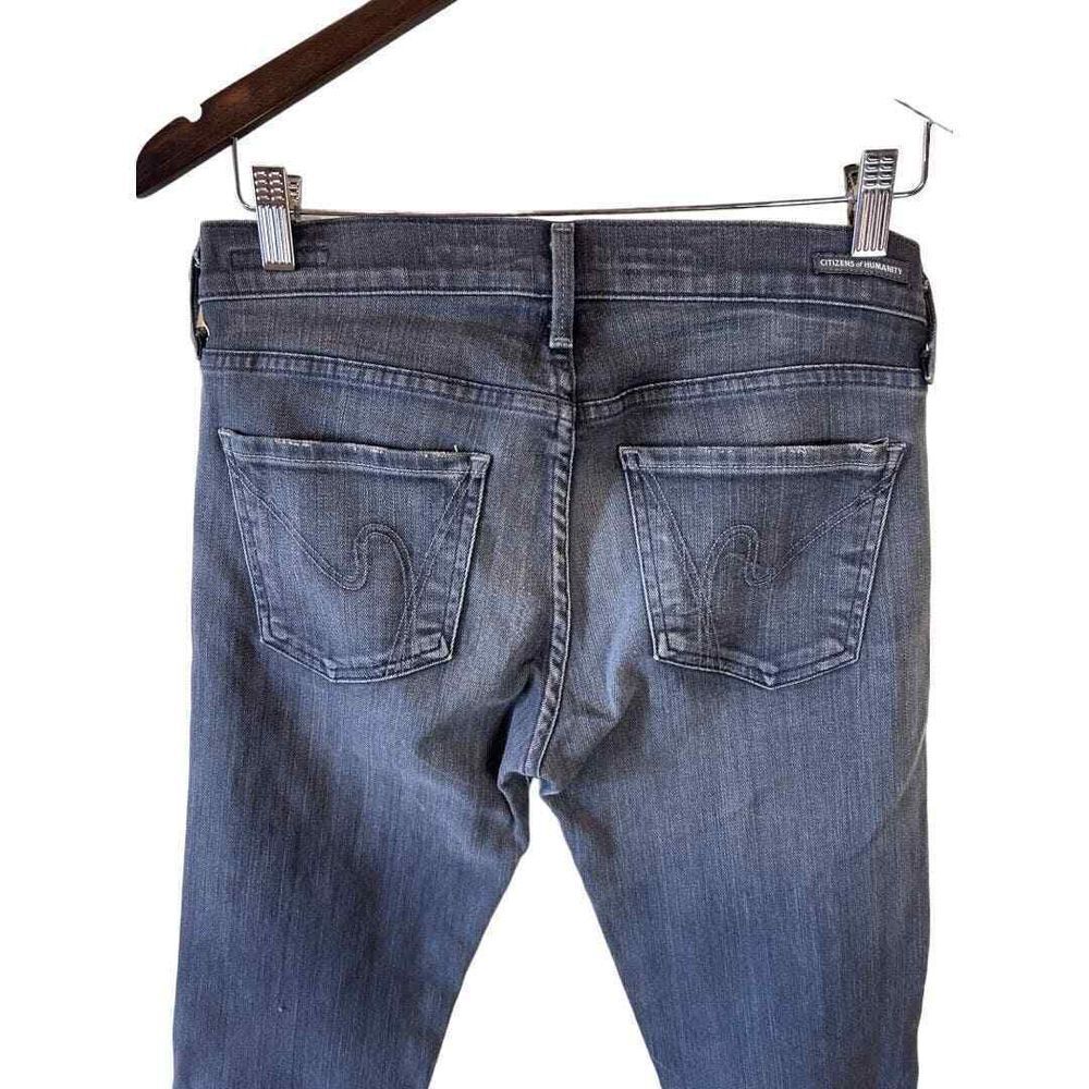 Citizens of Humanity Gray Wash Avedon Low Rise Skinny Jeans - Haute Poppy