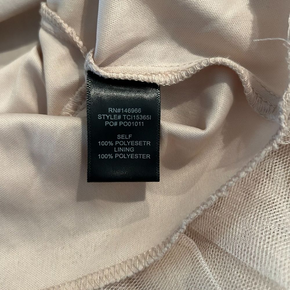 Crystal Doll Champagne Sequin Strapless Party Cocktail Dress - Haute Poppy