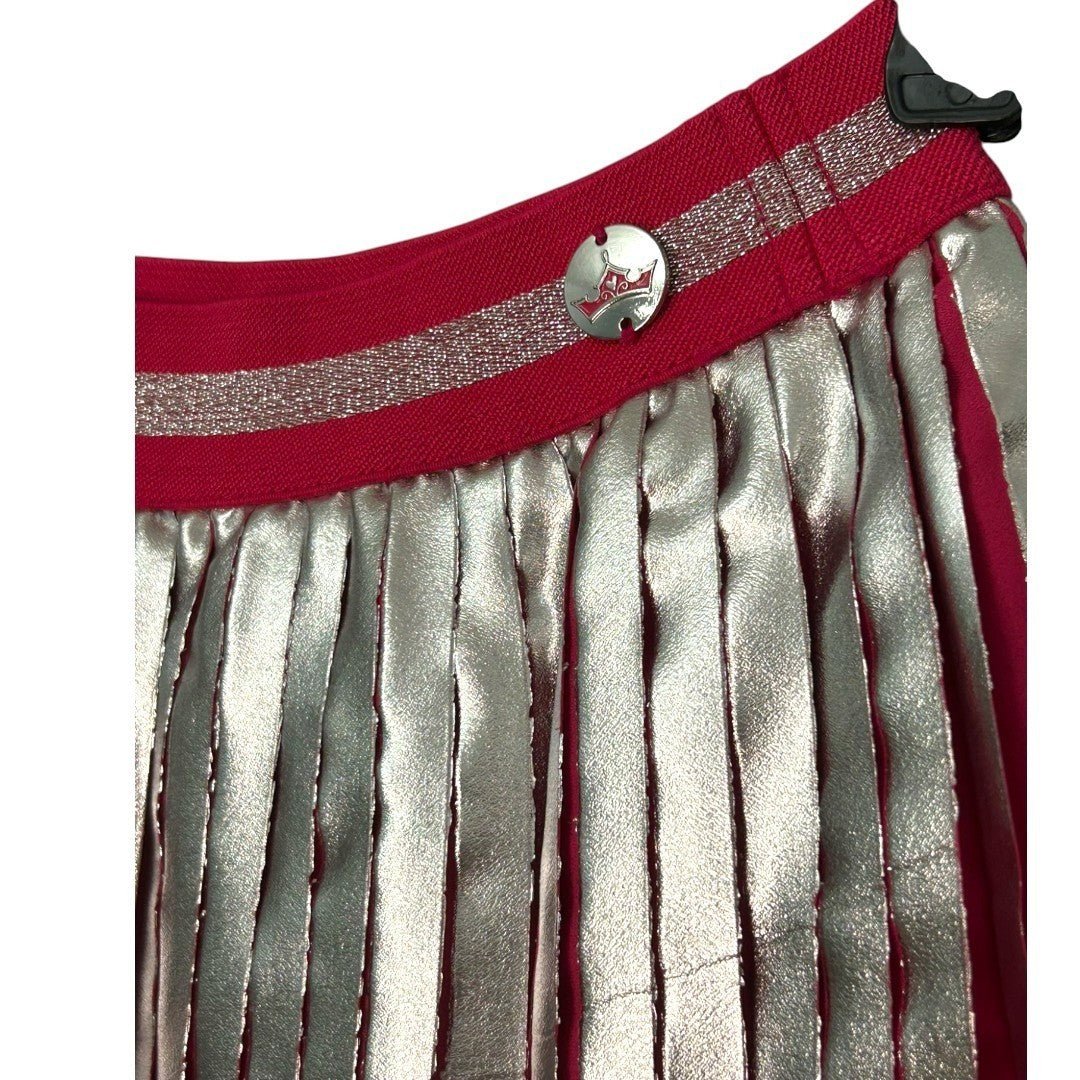 Disney Metallic Pleated Skirt Party Holiday Special Occasion Size 11/12 - Haute Poppy