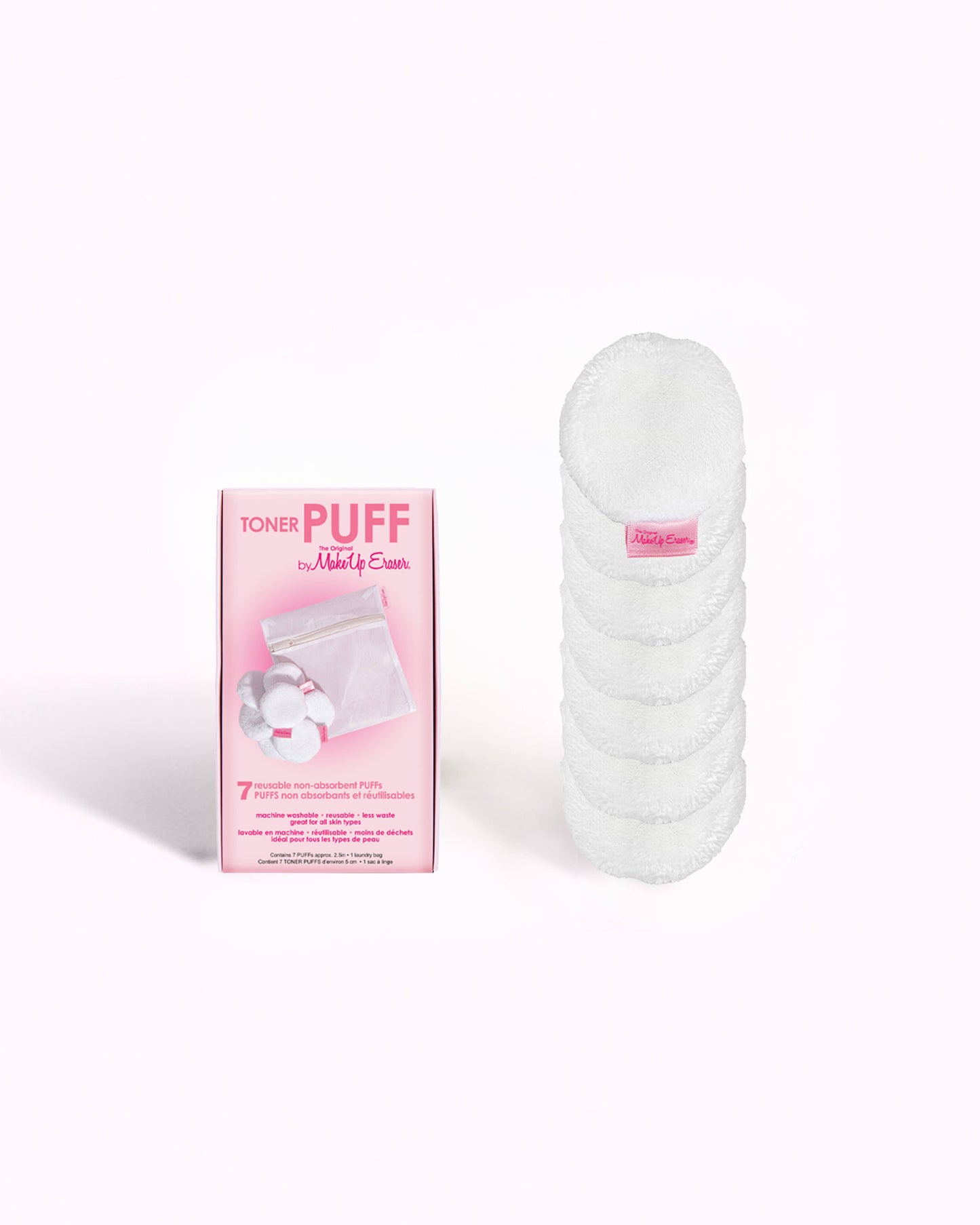 The Original MakeUp Eraser Toner Puff 7 Pack