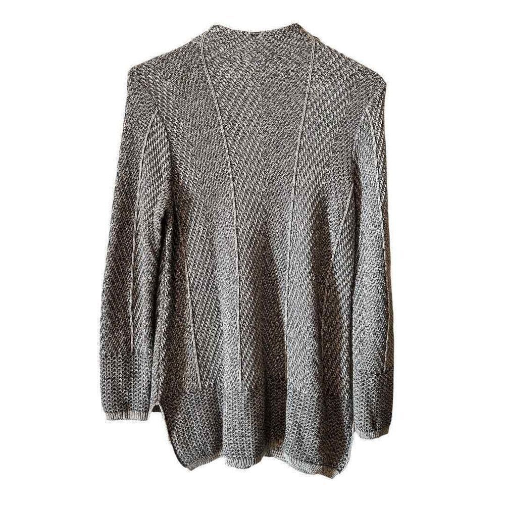 Eight Eight Eight Mock Neck Gray Marble Thread Sweater - Haute Poppy