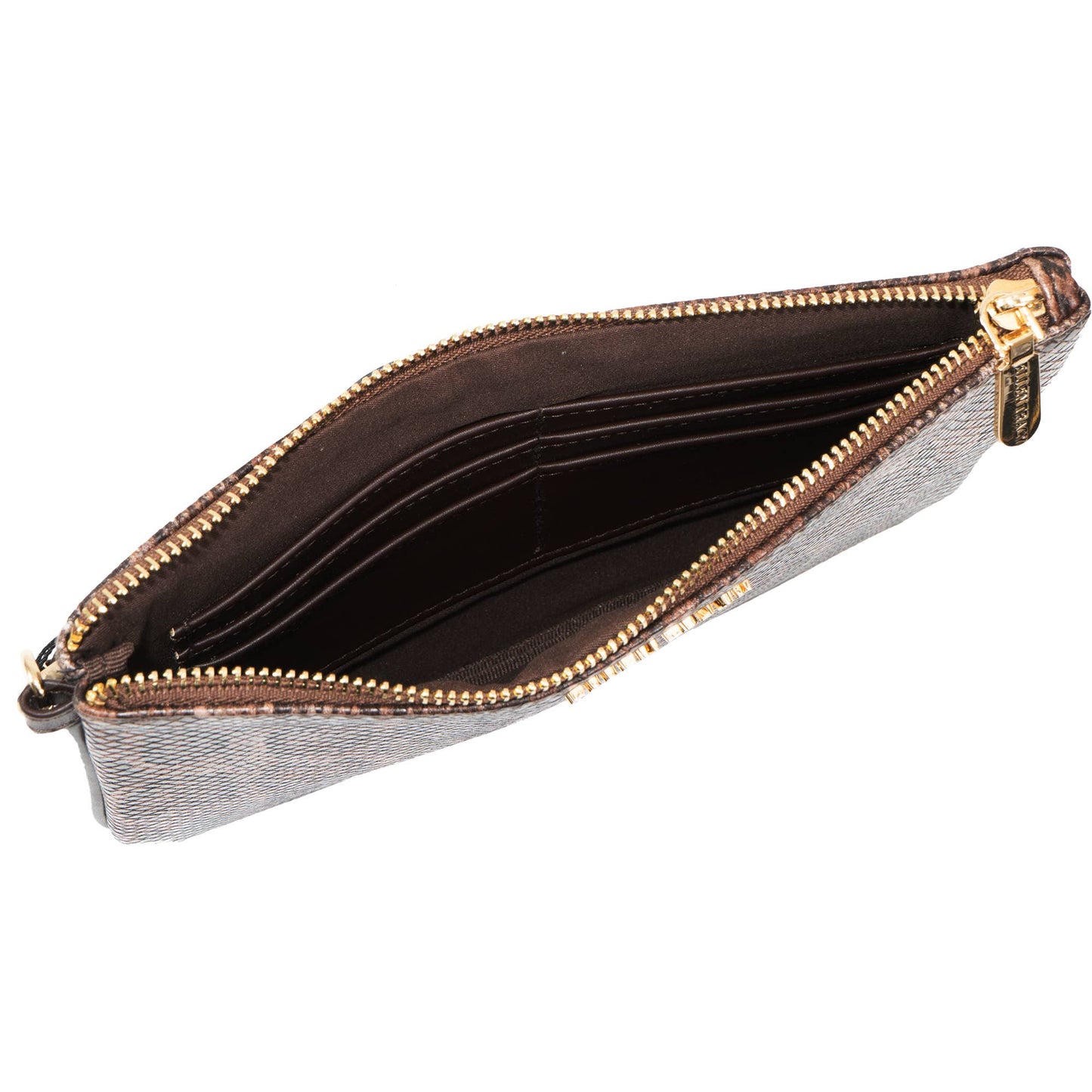 Ellen Tracy Blue Python Print Wristlet - Haute Poppy