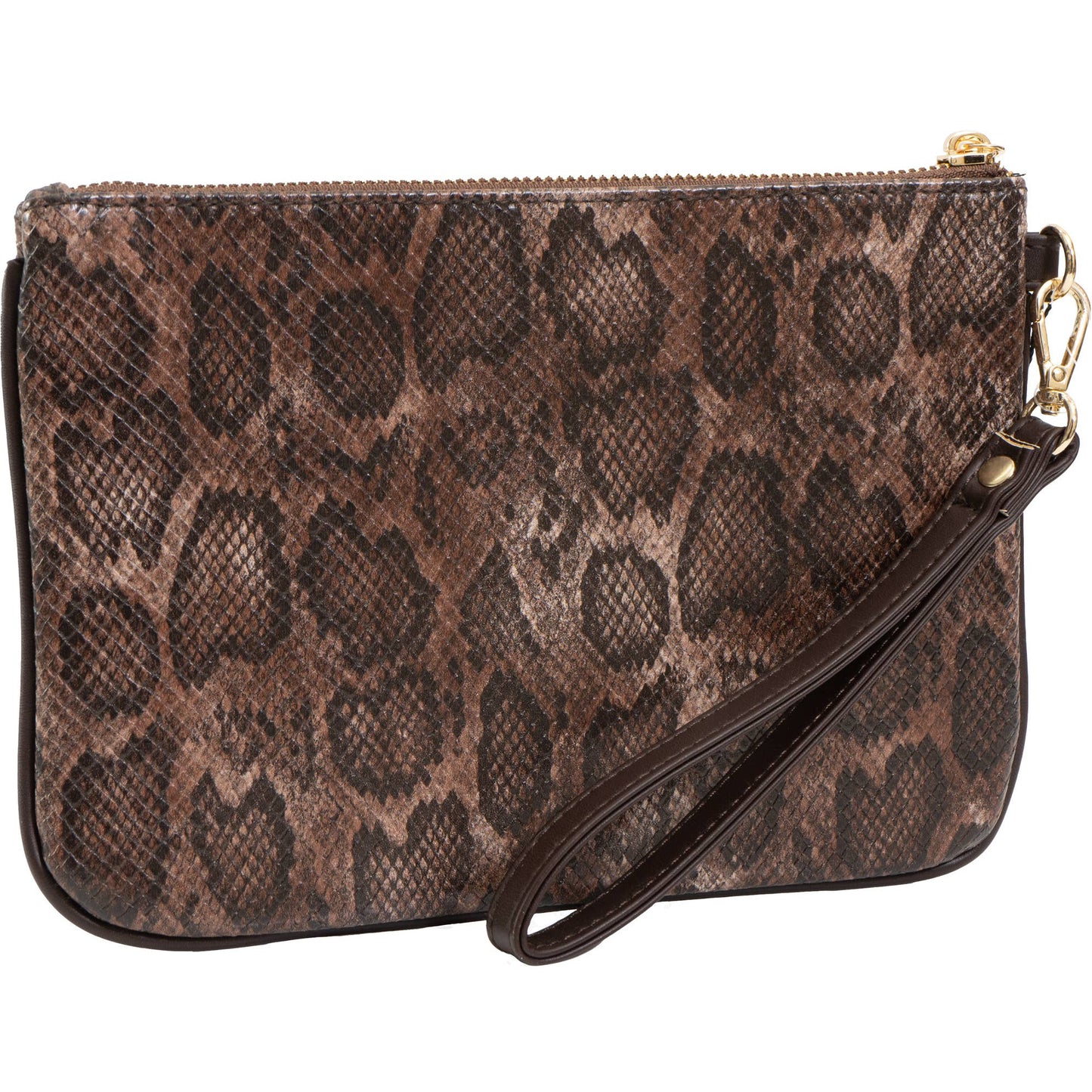 Ellen Tracy Blue Python Print Wristlet - Haute Poppy