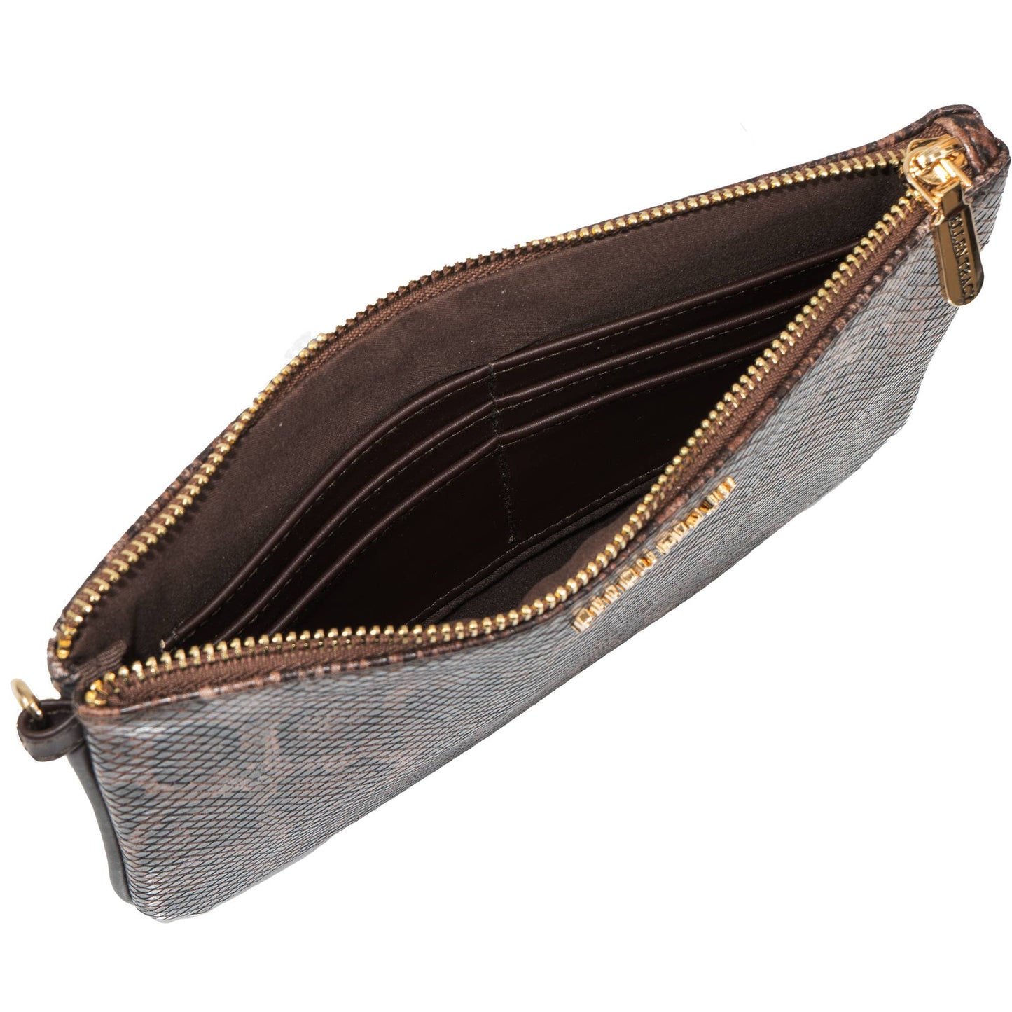 Ellen Tracy Blue Python Print Wristlet - Haute Poppy