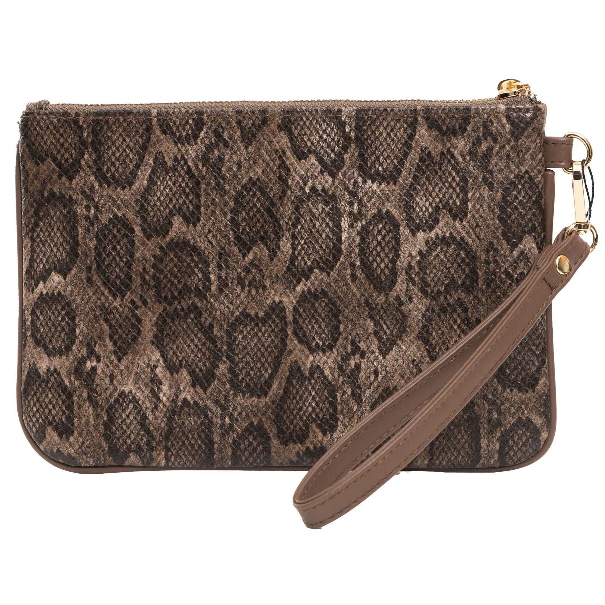 Ellen Tracy Blue Python Print Wristlet - Haute Poppy