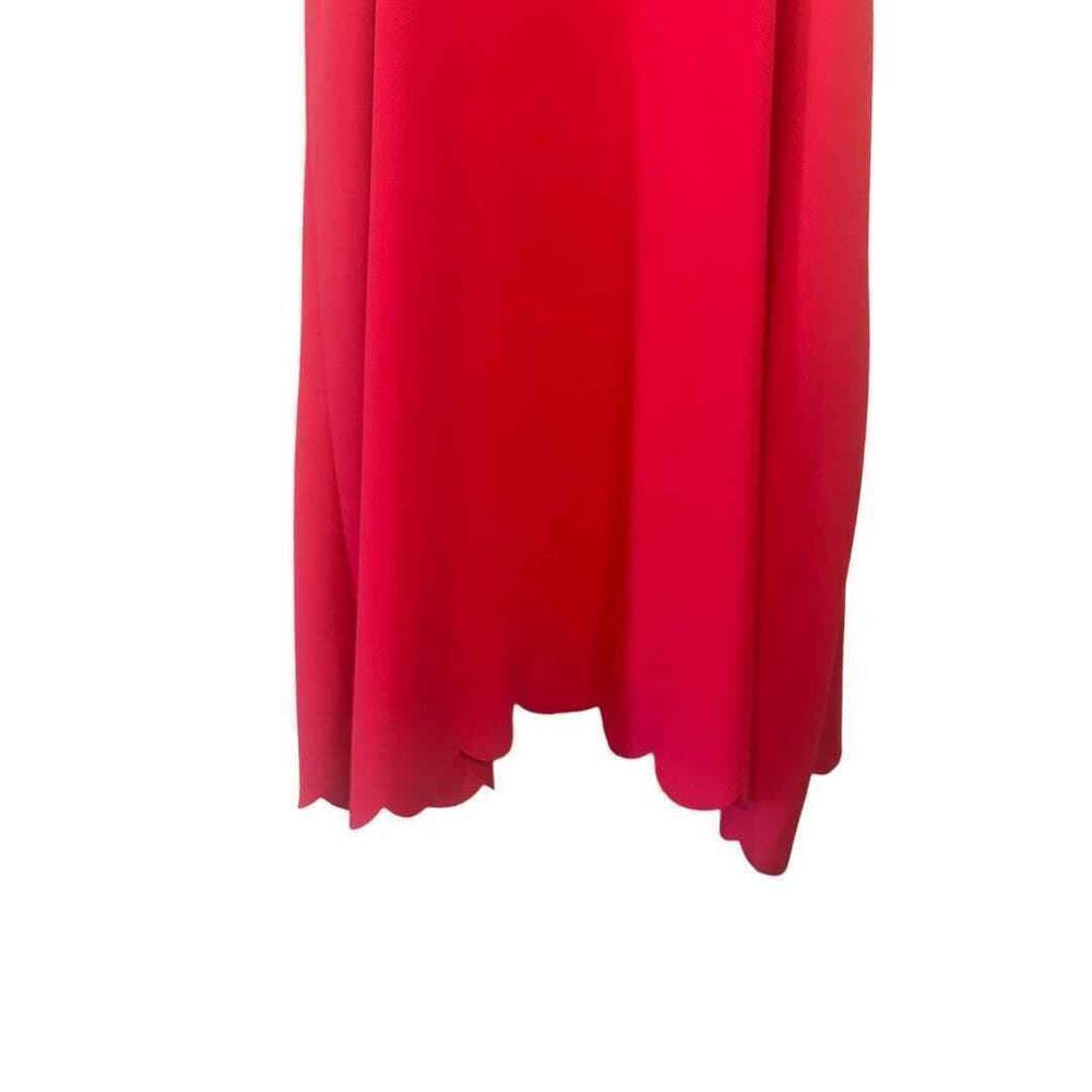 Everly High Neck Scalloped Hem Shift Dress - Haute Poppy