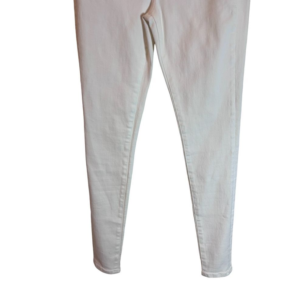 Express White High Rise Skinny Jeans Collection Classic Denim - Haute Poppy