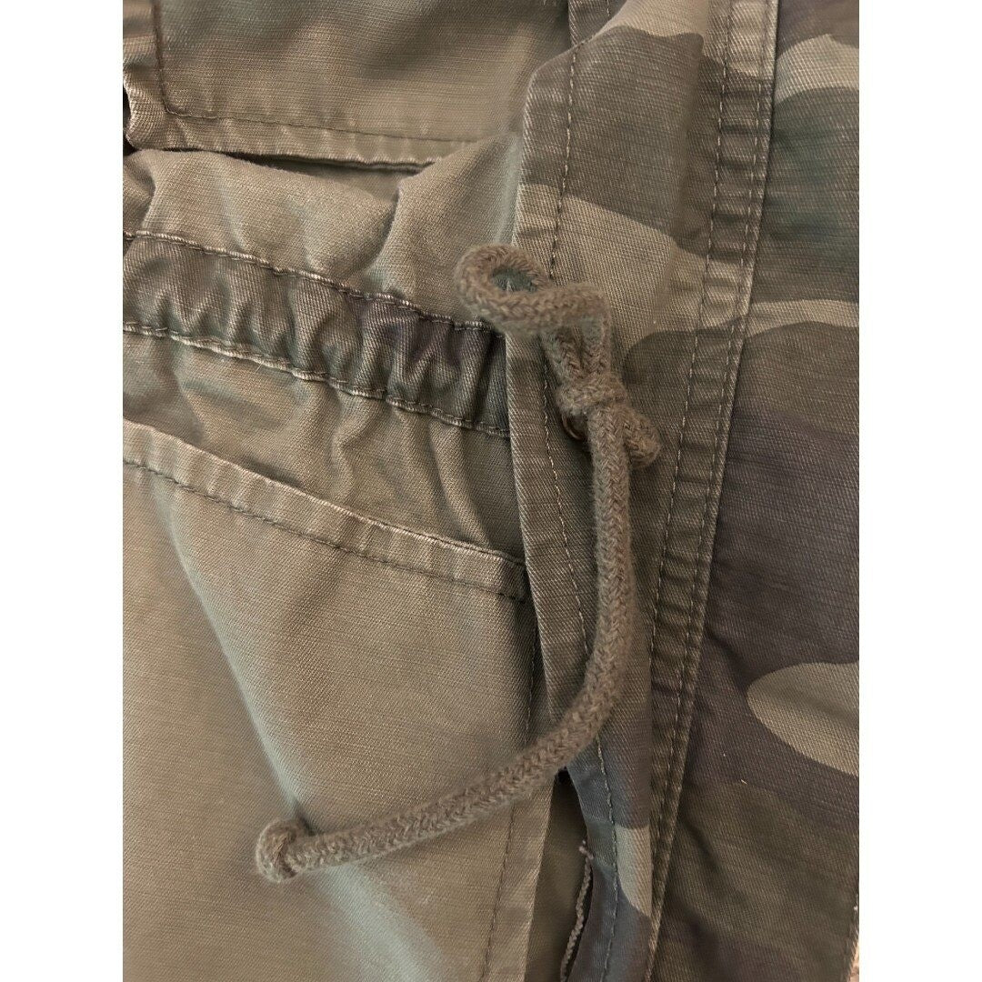 Gap Camo Utility Jacket Military Anorak Drawstring Waist - Haute Poppy