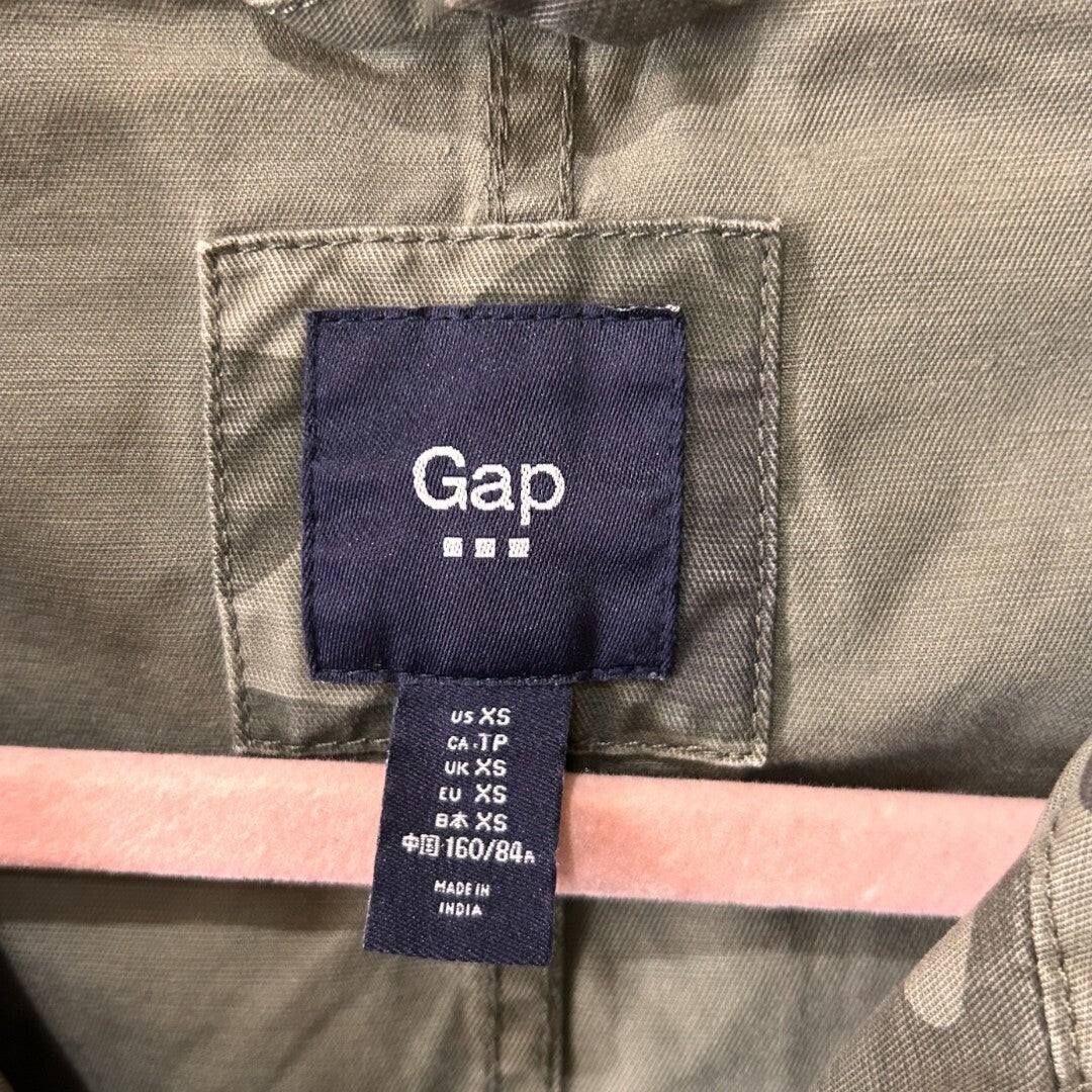 Gap Camo Utility Jacket Military Anorak Drawstring Waist - Haute Poppy