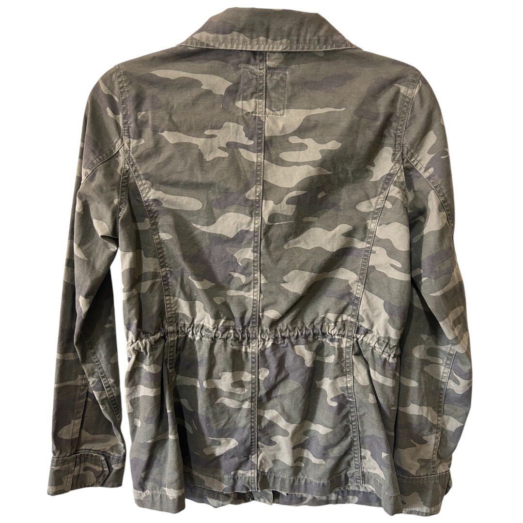 Gap Camo Utility Jacket Military Anorak Drawstring Waist - Haute Poppy