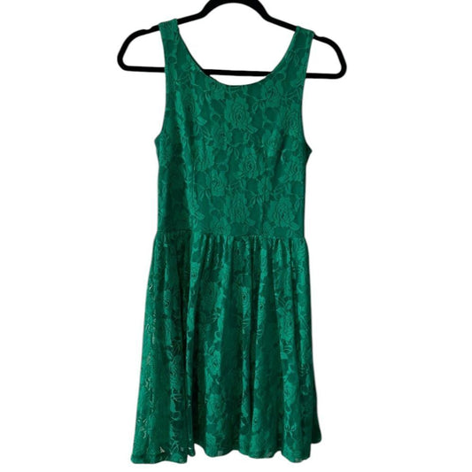 Gianni Bini Green Lace Dress - Haute Poppy