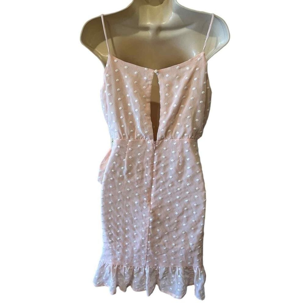 Gianni Bini Pink Faux Wrap Dress - Haute Poppy