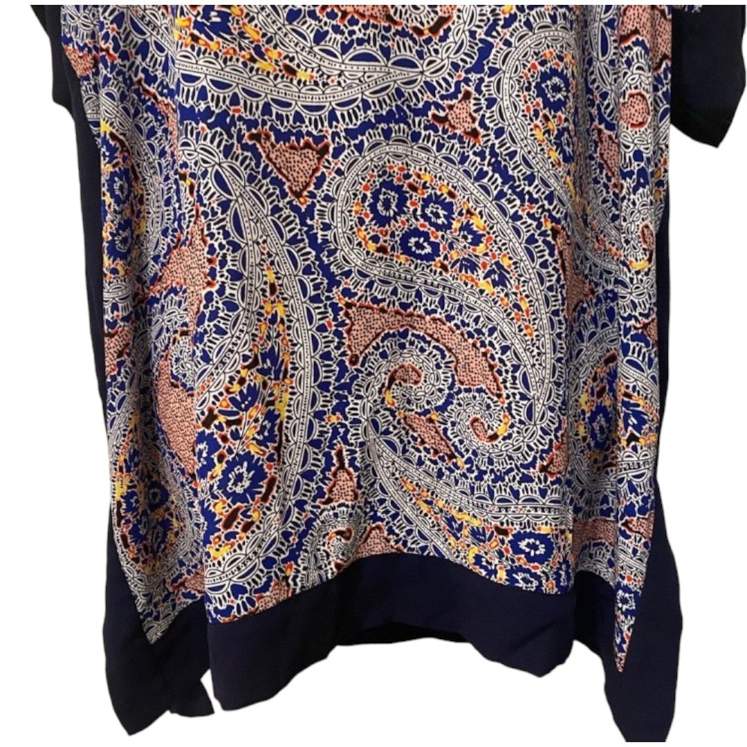 J.Crew Paisley Color Block Tunic