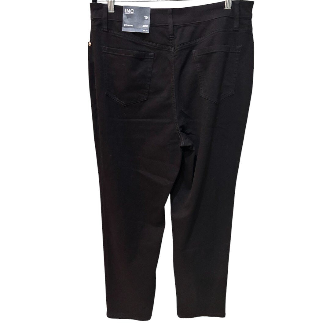 I.N.C. International Concepts Women's Exposed - Zip Straight - Leg Jeans - Haute Poppy