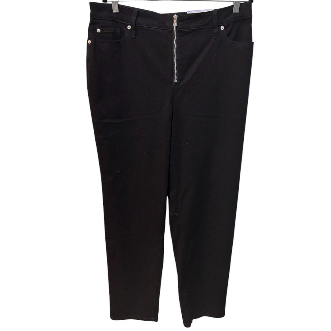 I.N.C. International Concepts Women's Exposed - Zip Straight - Leg Jeans - Haute Poppy