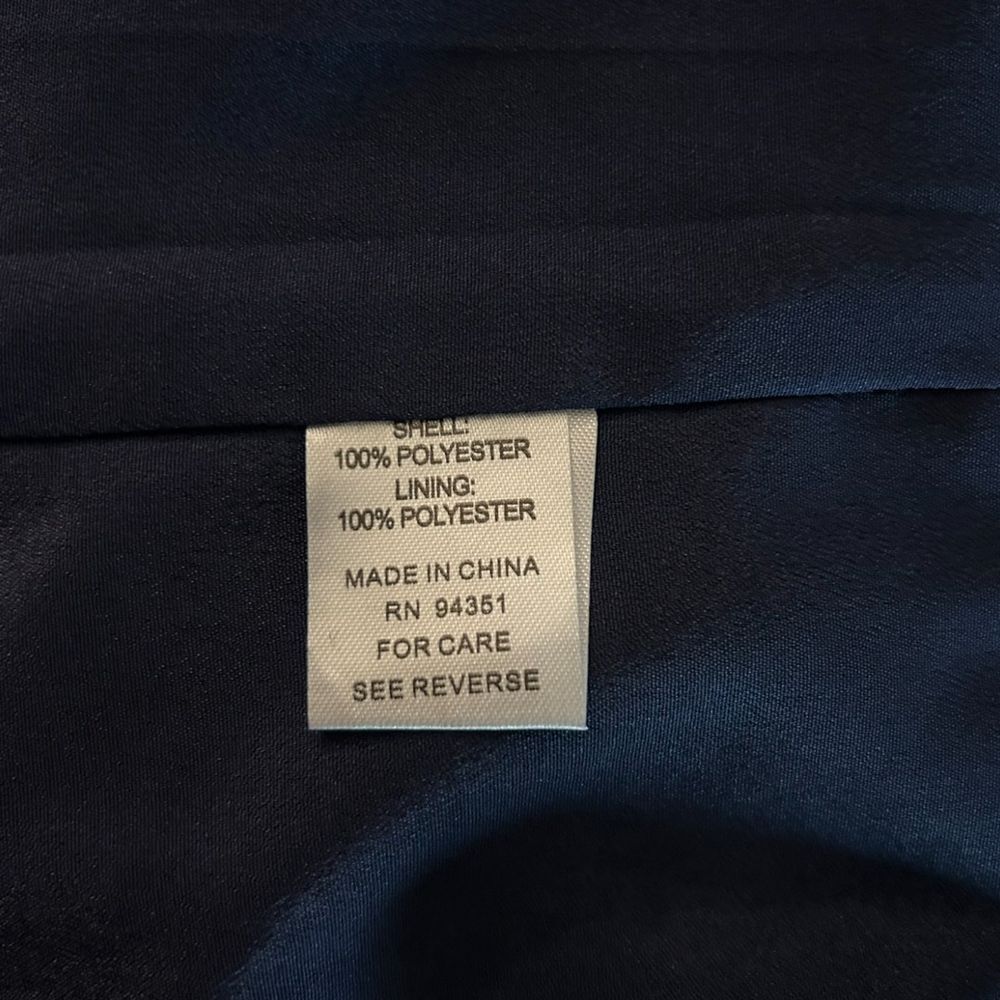 Joy Navy Blue Layered Spaghetti Strap Dress with Pom Pom Trim - Haute Poppy