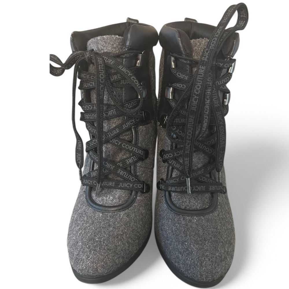 Juicy Couture Kasper Wool Ankle Boots - Haute Poppy