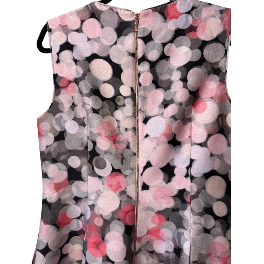 Kate Spade Bubbles Upon Bubbles Silk Dress Pink Black - Haute Poppy