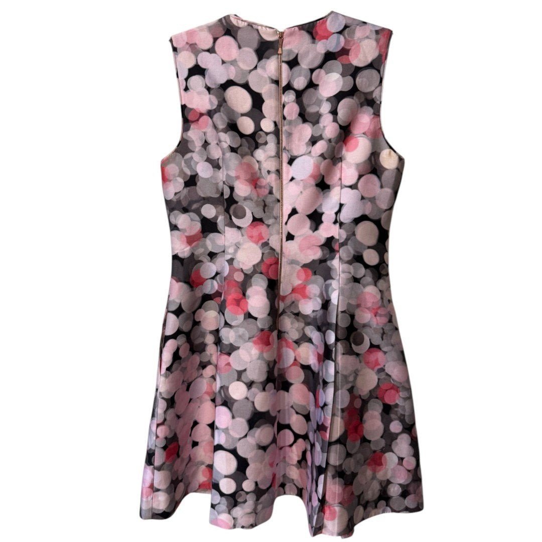 Kate Spade Bubbles Upon Bubbles Silk Dress Pink Black - Haute Poppy