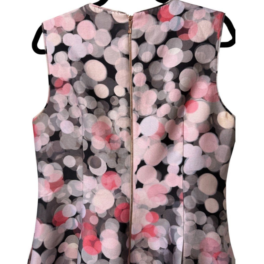 Kate Spade Bubbles Upon Bubbles Silk Dress Pink Black - Haute Poppy