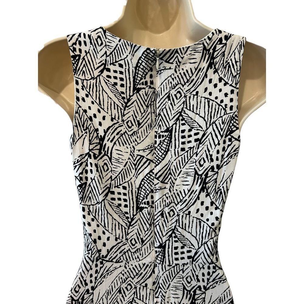 Lush Embroidered Black and White Dress - Haute Poppy