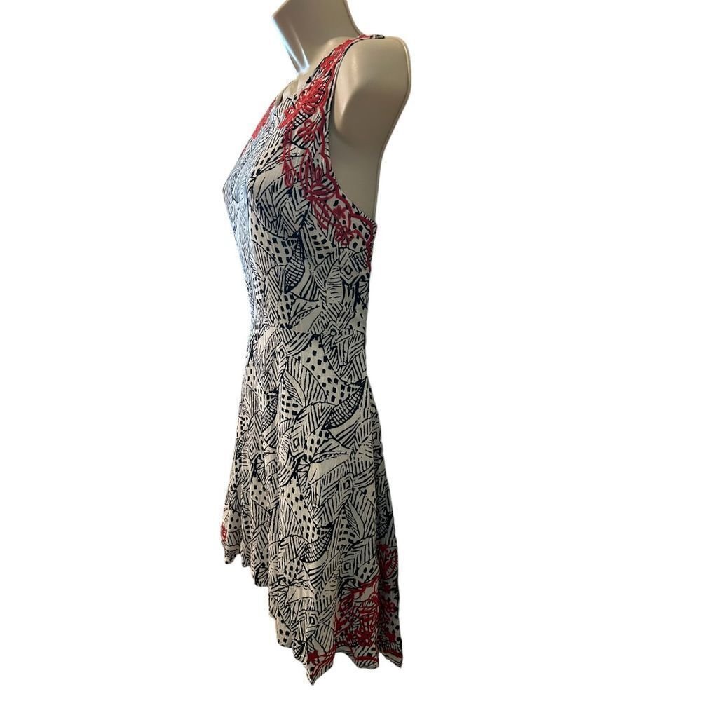 Lush Embroidered Black and White Dress - Haute Poppy