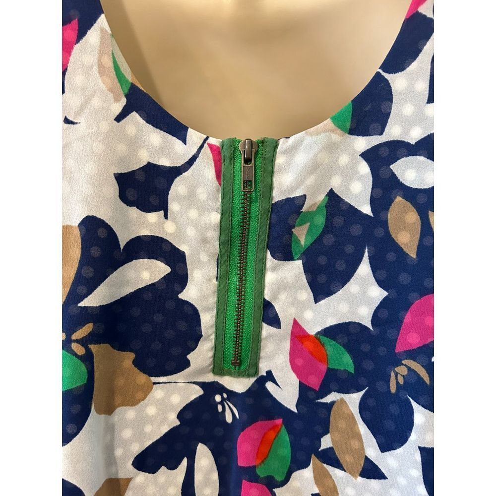 Meadow Rue Anthropologie Floral Polka Dot Tank - Haute Poppy