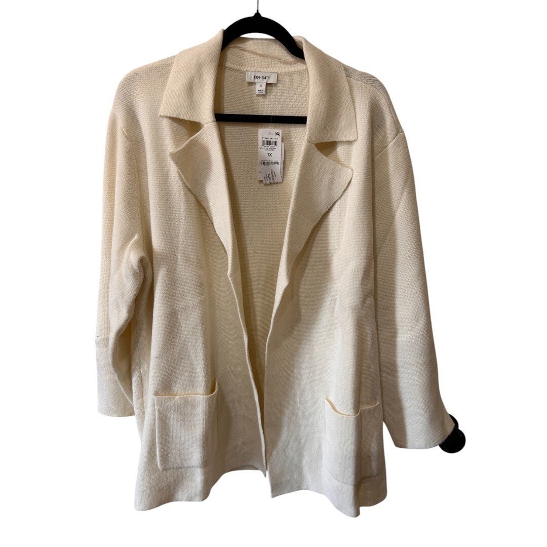 On 34th Women's Sweater Blazer Alabaster - Haute Poppy