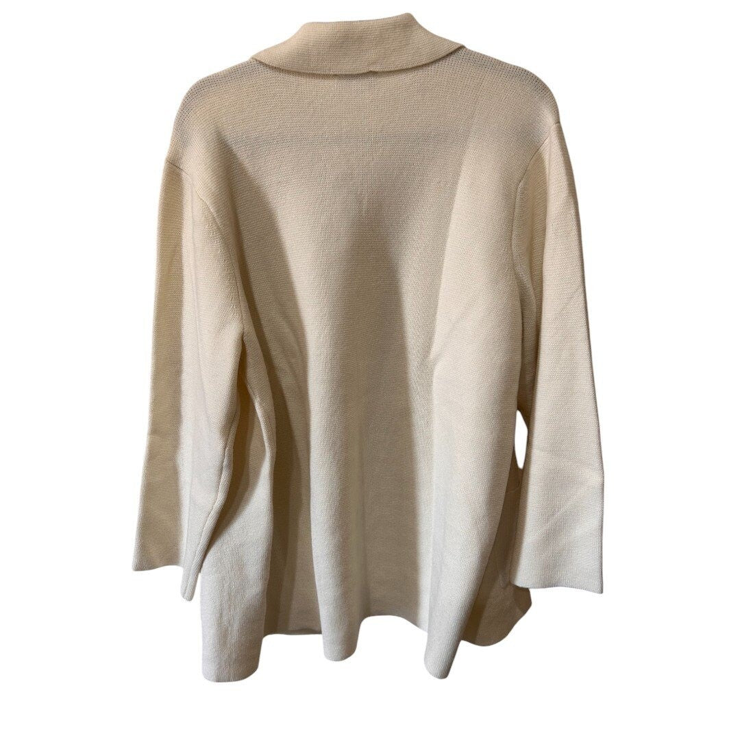 On 34th Women's Sweater Blazer Alabaster - Haute Poppy