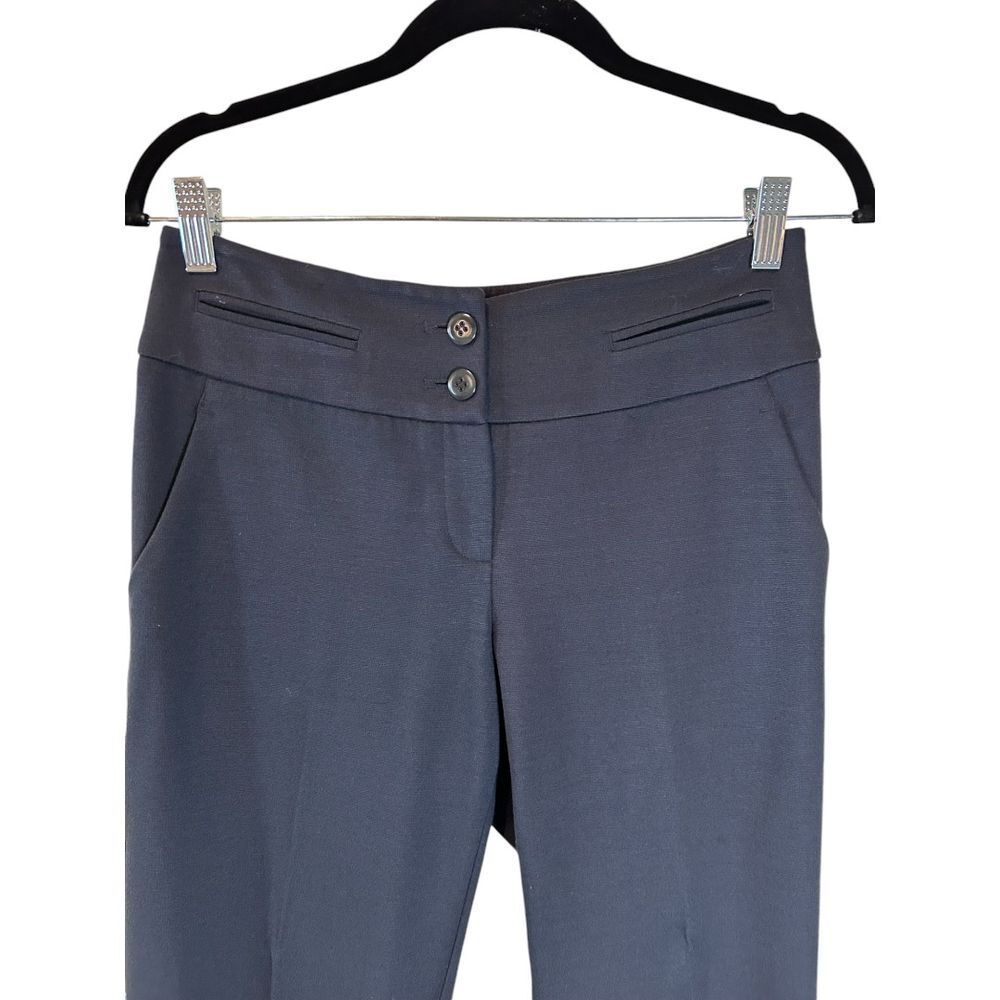 Pendleton Navy Blue Professional Dress Pants with Button Detail - Haute Poppy