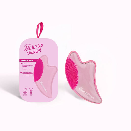 PUFF Eraser: 2n1 Gua Sha & Facial Scrubber by The Original Makeup Eraser - Haute Poppy