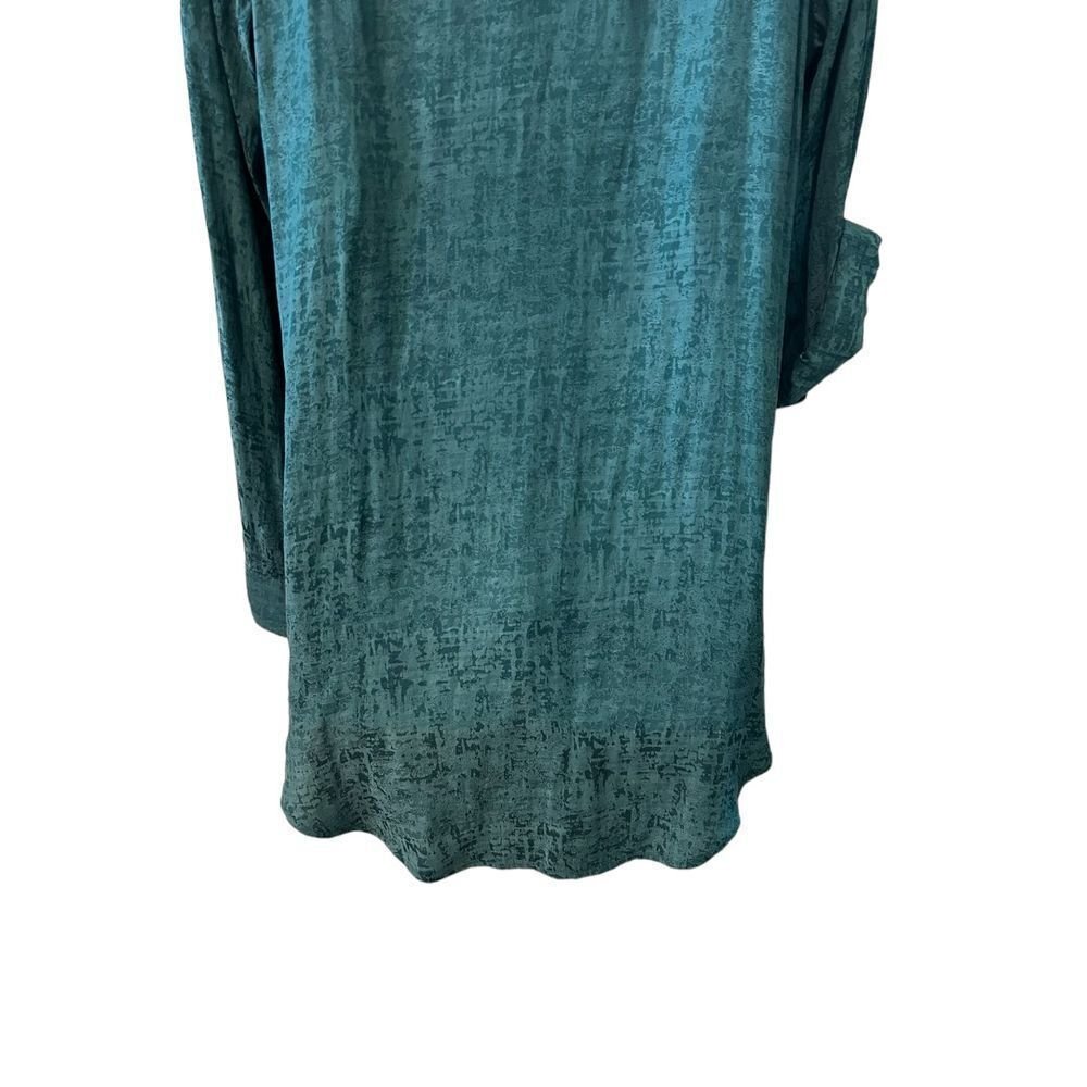 Rock and Republic Zip Up Tunic Teal - Haute Poppy