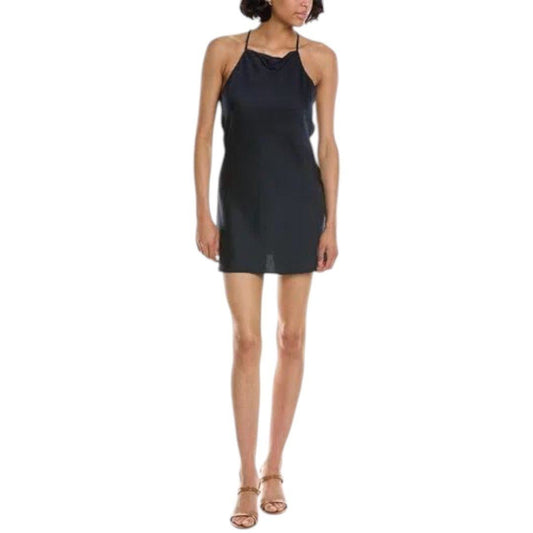 Sage the Label Artist Aura Mini Dress Navy - Haute Poppy