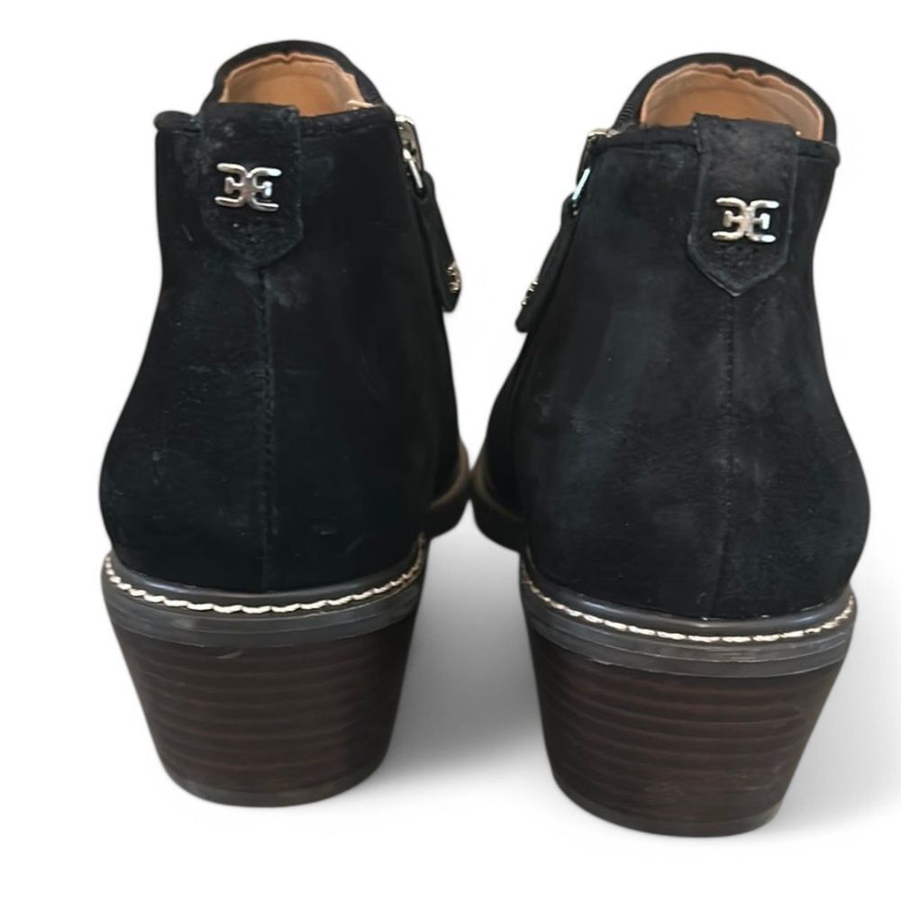 Sam Edelman Weatherproof Pryce Black Suede Bootie - Haute Poppy