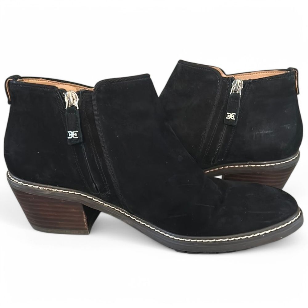 Sam Edelman Weatherproof Pryce Black Suede Bootie - Haute Poppy