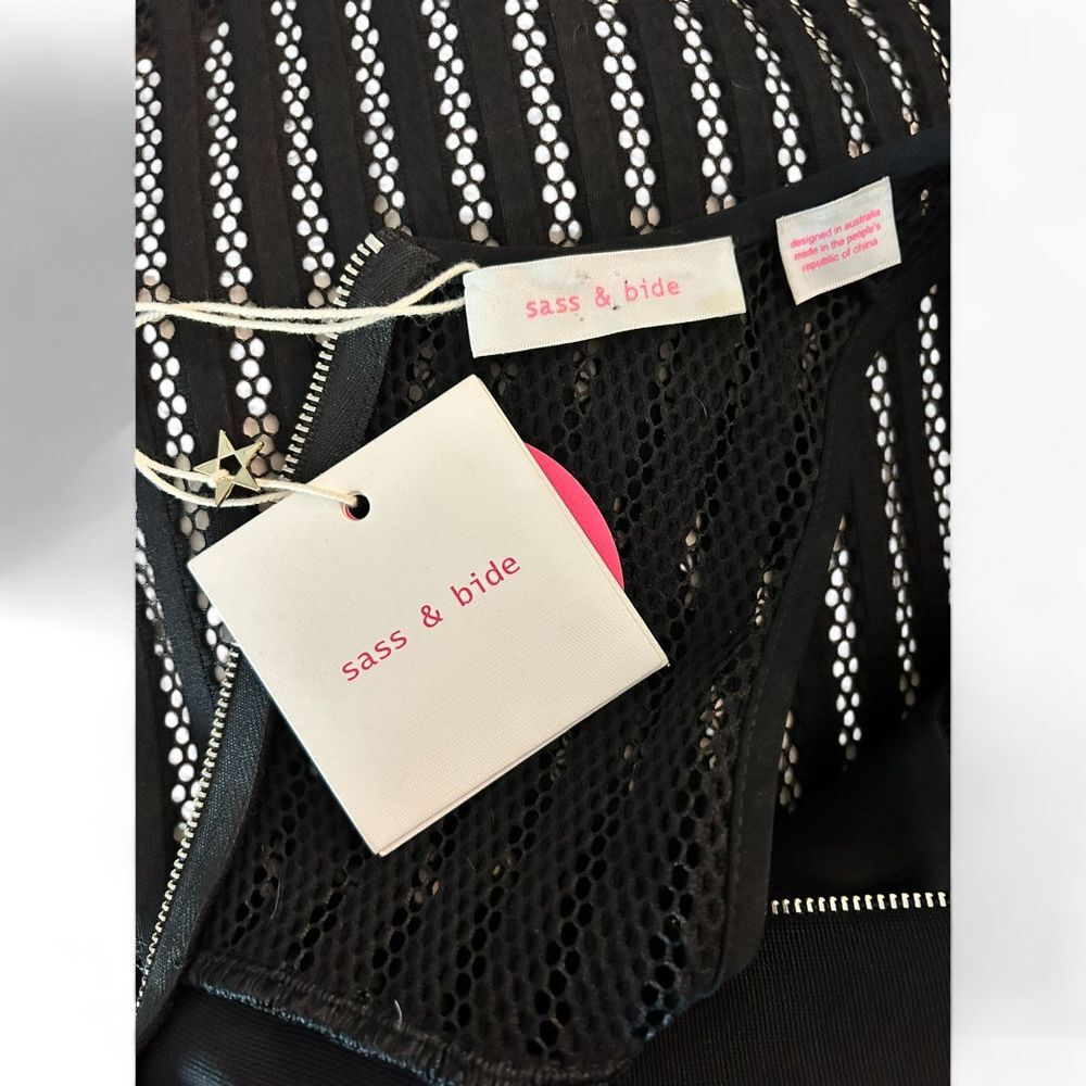 Sass & Bide Black Up in the Air Dress - Haute Poppy