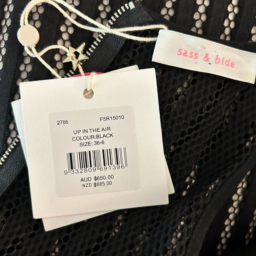 Sass & Bide Black Up in the Air Dress - Haute Poppy