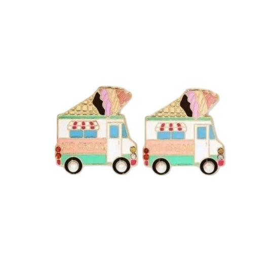 SUGARFIX by BAUBLEBAR Sundae Funday Ice Cream Truck Earrings - Haute Poppy