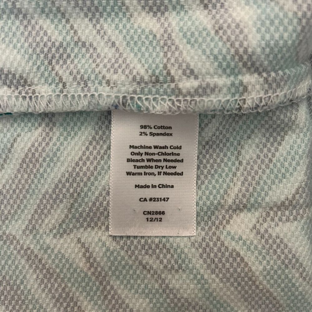 Talbots Teal Navy Zebra Print Pencil Skirt Women's Office Wear - Haute Poppy