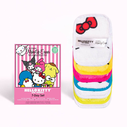 The Original MakeUp Eraser Hello Kitty & Friends 7 - Day Gift Set © Sanrio - Haute Poppy