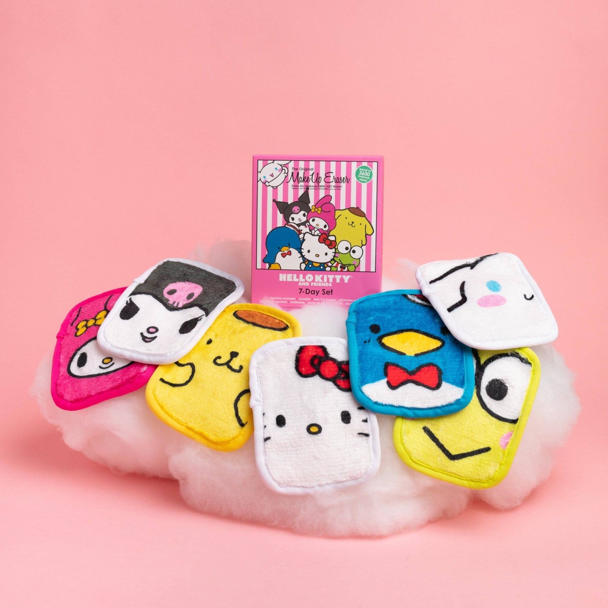 The Original MakeUp Eraser Hello Kitty & Friends 7 - Day Gift Set © Sanrio - Haute Poppy
