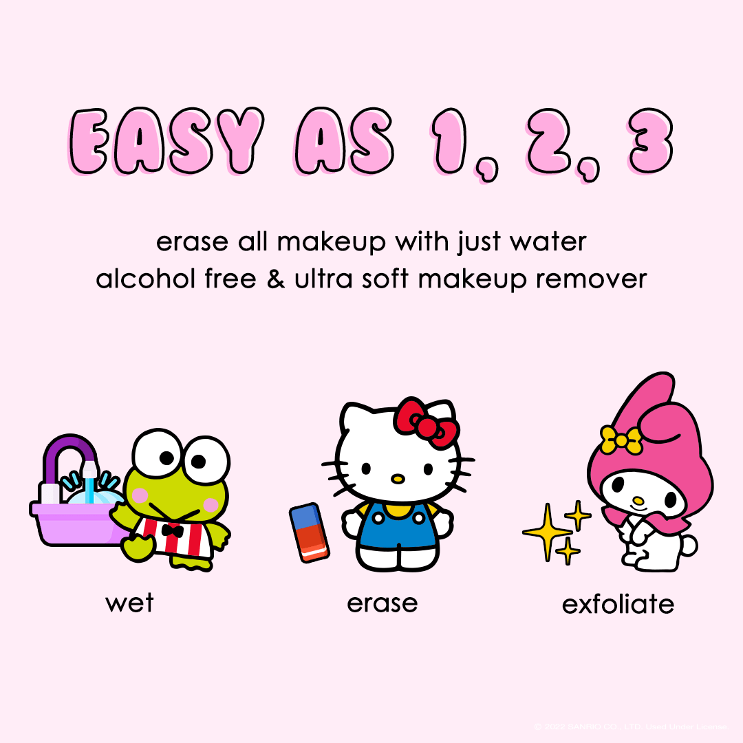 The Original MakeUp Eraser Hello Kitty & Friends 7 - Day Gift Set © Sanrio - Haute Poppy