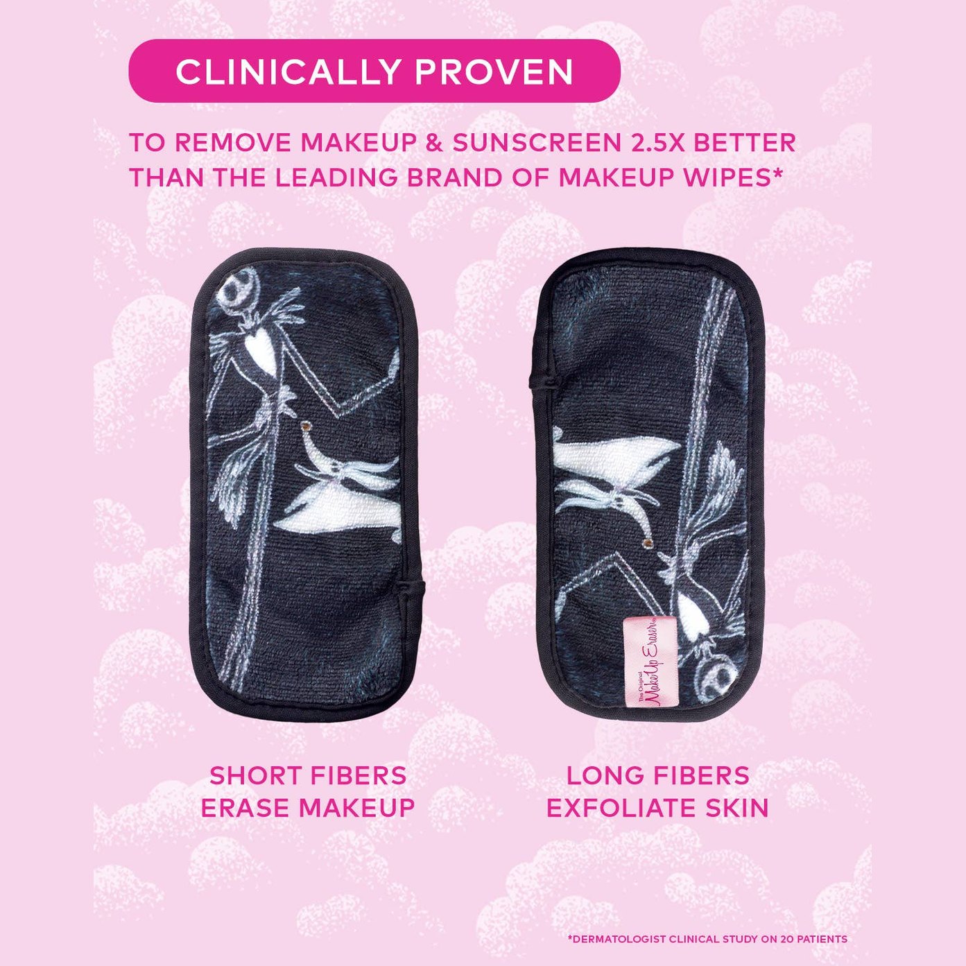 The Original MakeUp Eraser Nightmare Before Christmas 5pc Mini Gift Set © Disney - Haute Poppy