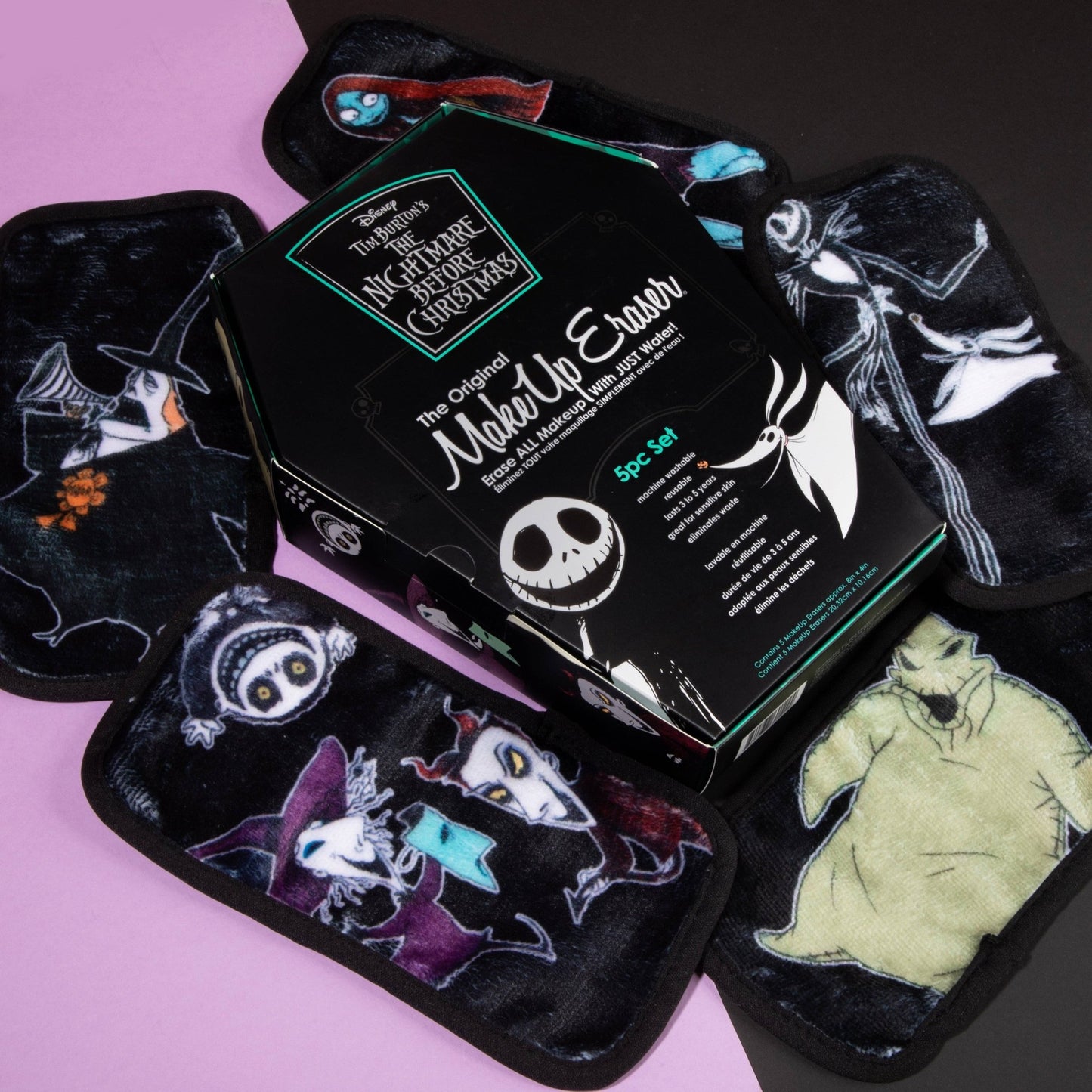 The Original MakeUp Eraser Nightmare Before Christmas 5pc Mini Gift Set © Disney - Haute Poppy