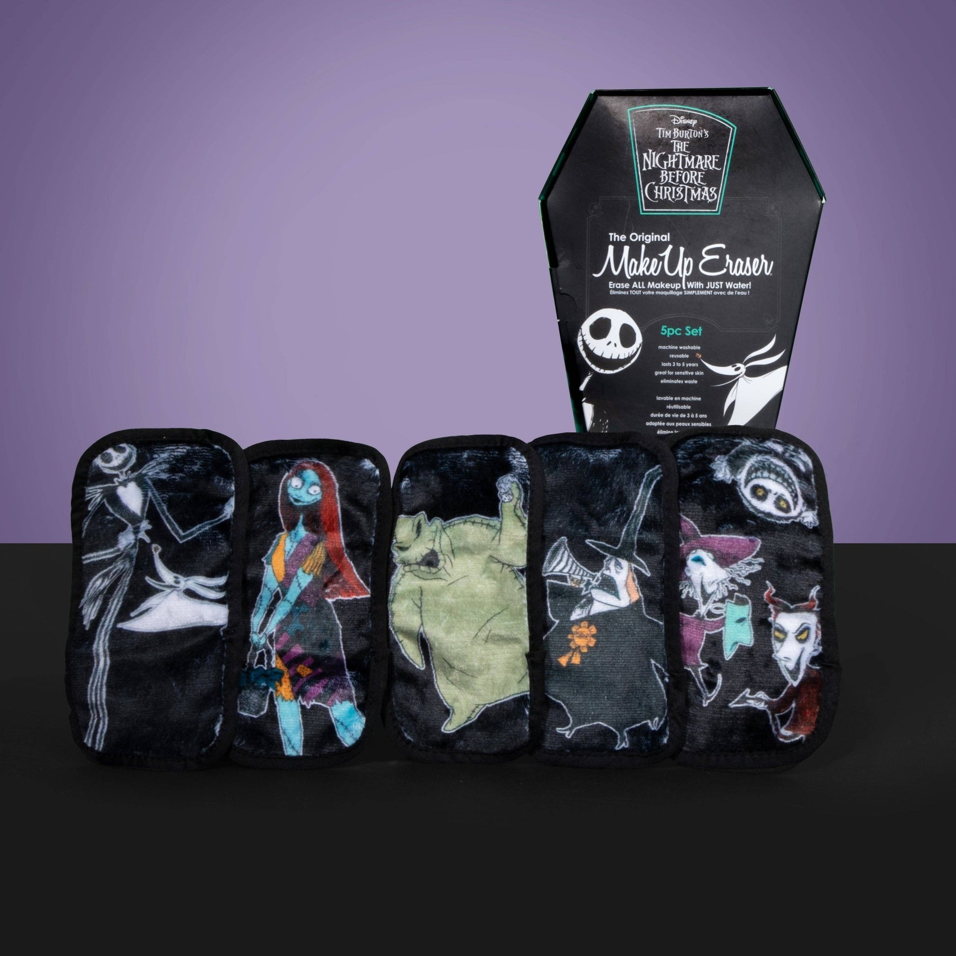 The Original MakeUp Eraser Nightmare Before Christmas 5pc Mini Gift Set © Disney - Haute Poppy