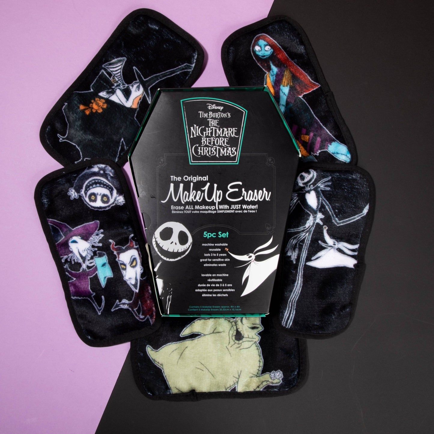 The Original MakeUp Eraser Nightmare Before Christmas 5pc Mini Gift Set © Disney - Haute Poppy