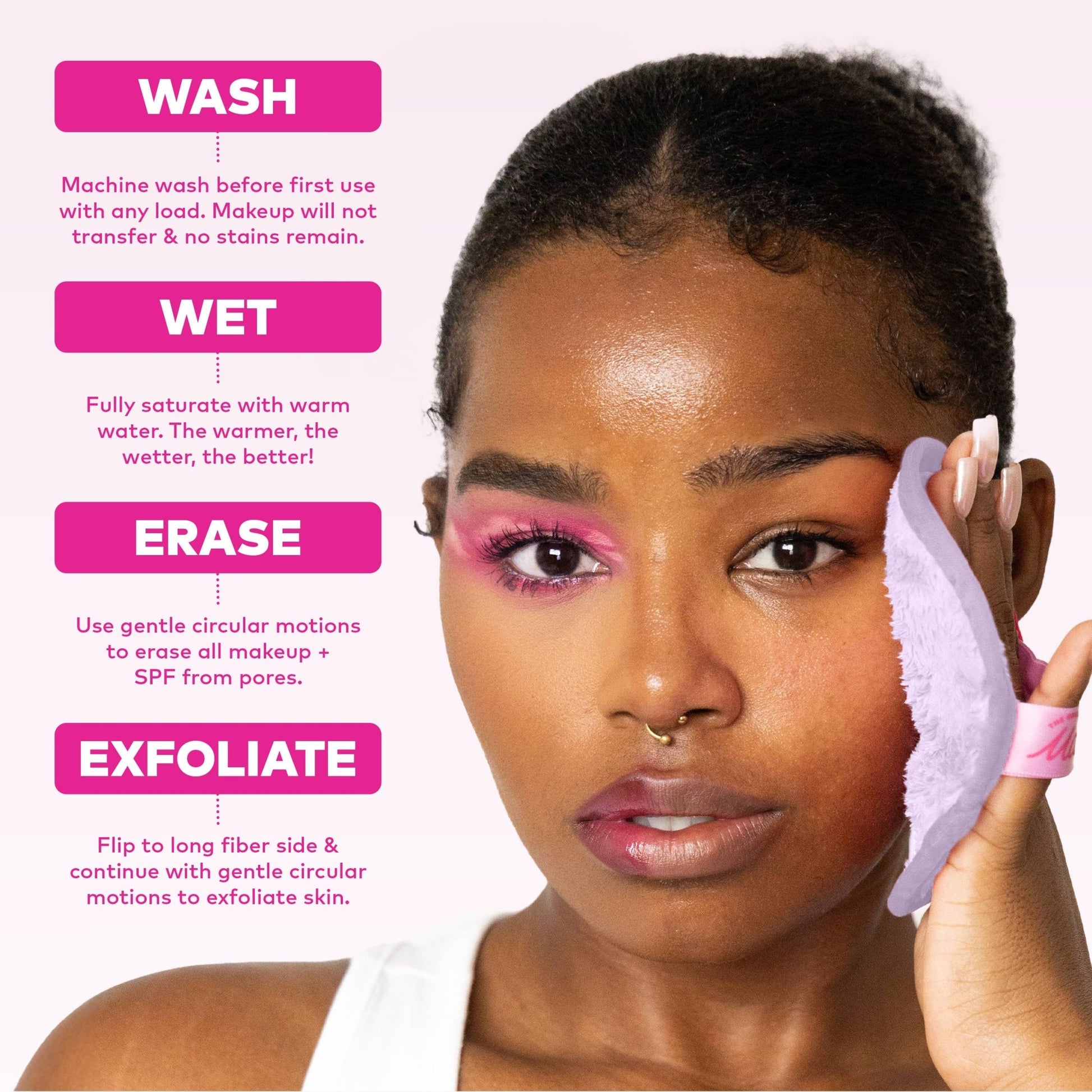 The Original MakeUp Eraser® Sunset Boulevard MakeUp Eraser 7 - Day Set - Haute Poppy